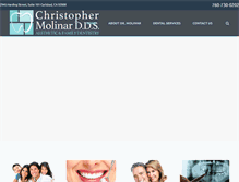 Tablet Screenshot of mycarlsbaddentist.com